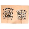 Image 2 : Pioneer Mills Flour Trademark Letter and Stencil Imprint, c. 1868    [171111]