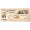 Image 1 : Citizens Savings Bank of Jefferson Bank Check  1876  [171092]