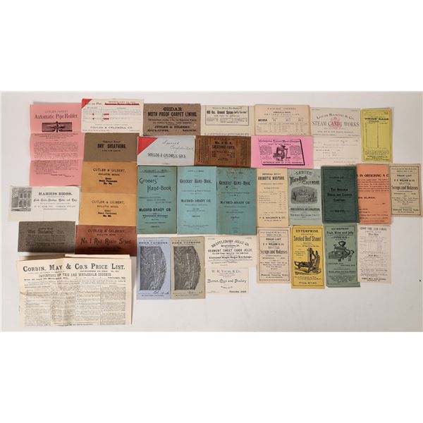 Billheads & Cost Lists From 1800s-1900s (33)  1800s-1900s  [171604]