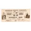 Image 1 : American Mining Company stock, 1851, Antioquia    [173443]