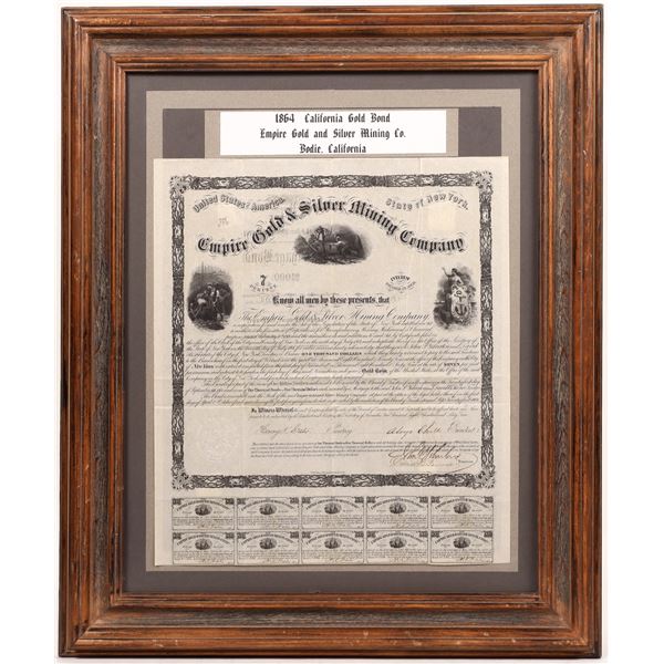 Empire Gold & Silver Mining Bond, 1864    [170961]