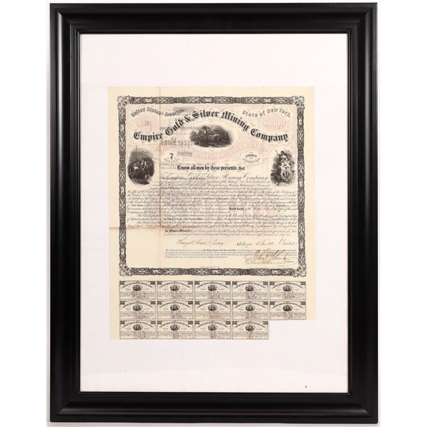 Empire Gold & Silver Mining Company Bond, Bodie  1864  [168001]