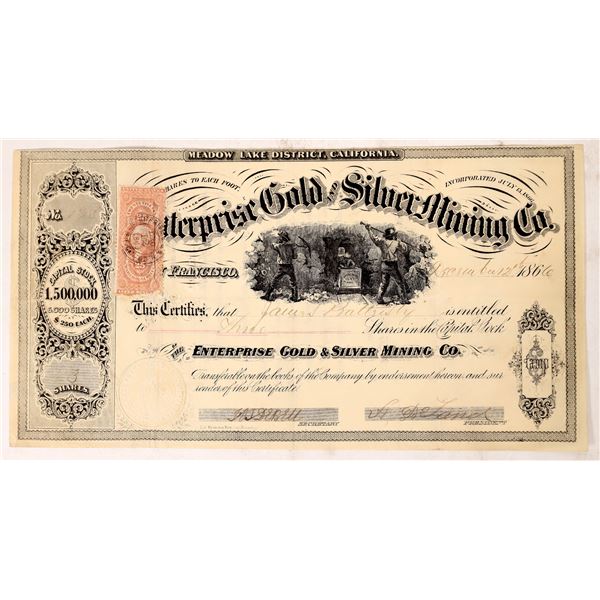 Enterprise G&S MC stock, 1866, very rare    [173313]