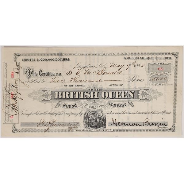 British Queen Mining Stock    [173358]