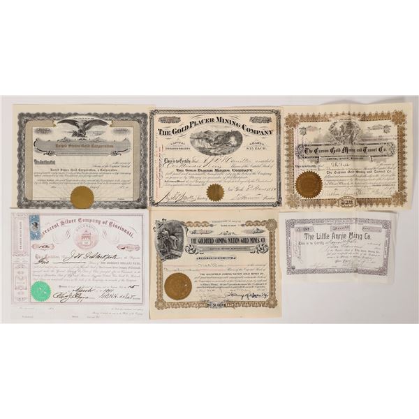 Colorado Stock Certificates, 1871-1907     [173457]