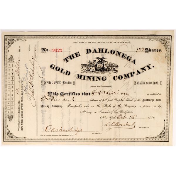 Dahlonega Gold Mining Stock    [173272]