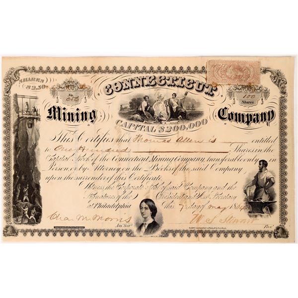 Connecticut Mining Co., 1864, Stock    [175893]