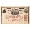 Image 1 : Missouri Tin Company Stock Certificate  1871  [155762]