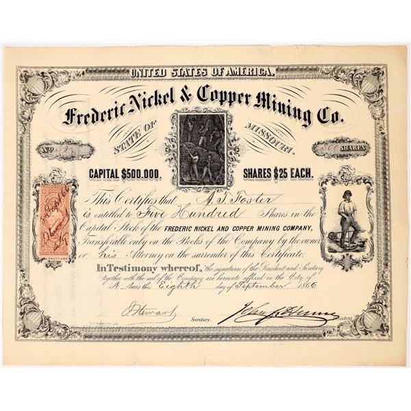 Frederic Nickel & Copper Mining Stock    [175775]