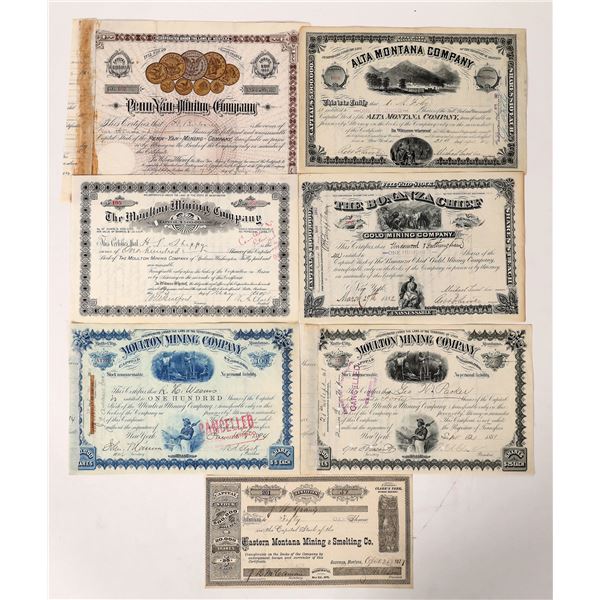 Montana MC stocks, William Clark    [173466]
