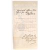 Image 2 : Lucerne MC Stock w/Abstract of Title, 1860, historic  1860/64  [173924]