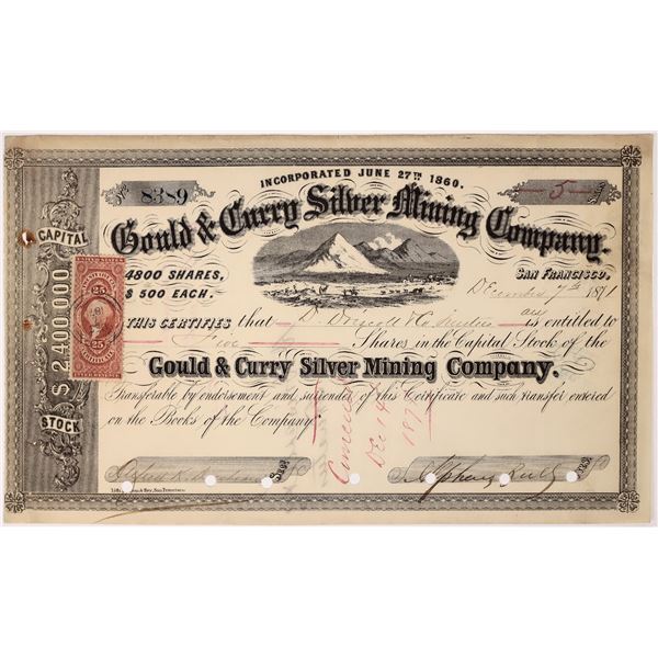 Gould & Curry Silver Mining Company  1871  [163604]