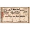 Image 1 : Gould & Curry Silver Mining Company Stock, NV Territorial  1863  [163634]