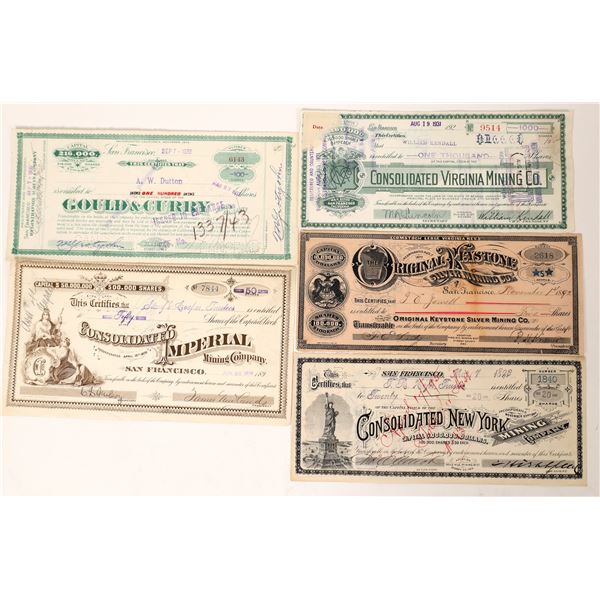 Comstock Mining Stock Certificates    [171497]