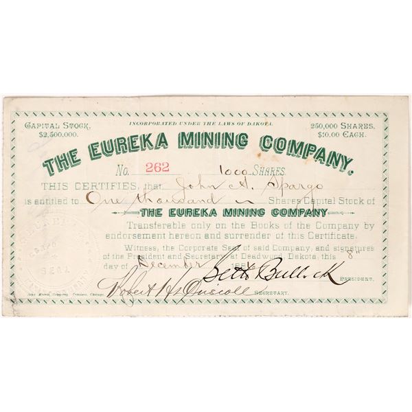 Eureka Mining Company Stock    [169064]