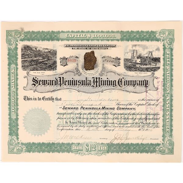 Seward Peninsula Mining Company Stock, 1906    [169058]