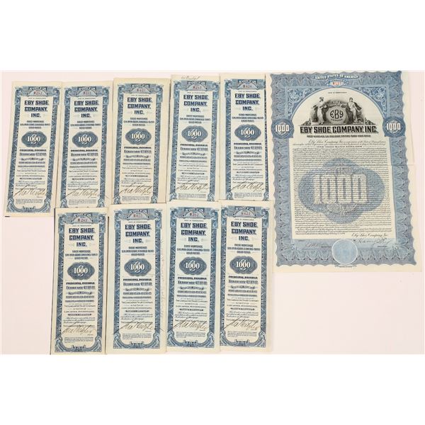 Eby Shoe Company Bonds (10)  1926  [122210]