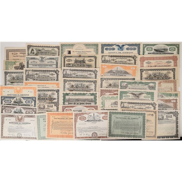 U.S. Oil Stock Certificates (42)  1900s  [172057]