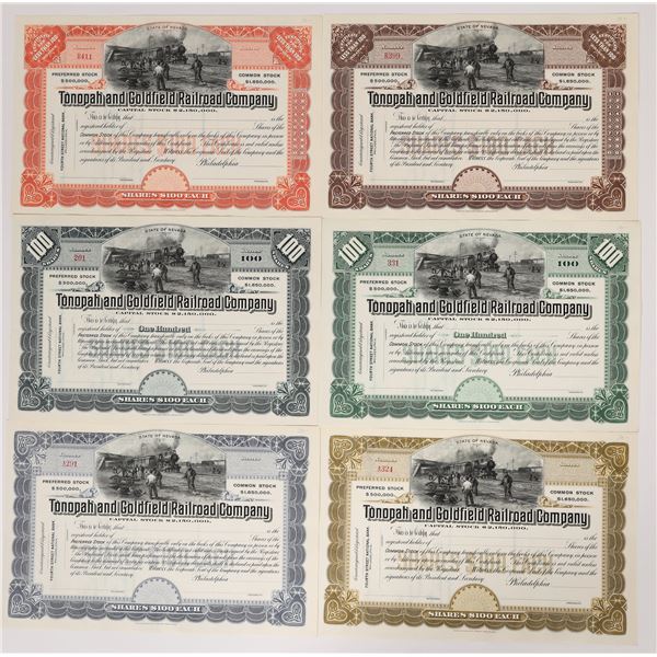 Tonopah & Goldfield Railroad Co, Xrare     [173890]