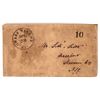 Image 1 : U. S. Stampless Postal Cover Grass Valley    [171109]