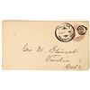 Image 1 : Traver Tulare County Postal Cover  1898  [171099]