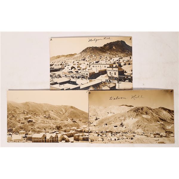 Early Real Photo Postcard Trio from Rawhide    [173831]