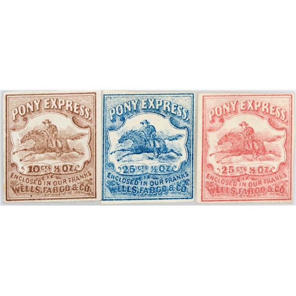 U.S. Wells Fargo Pony Express Stamps    [171471]