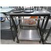 Image 1 : S/S 2 Tier Rolling Table - Small