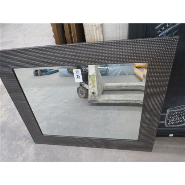 Contemporary Black Framed Mirror - No Shipping