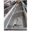 Image 3 : S/S 10' 3 Comp Sink w/Drainboard