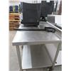 Image 3 : S/S 30 x 36 Rolling Table w/Lip and Undershelf