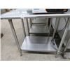 Image 1 : 24 x 36  S/S Table w/Lip and Undershelf