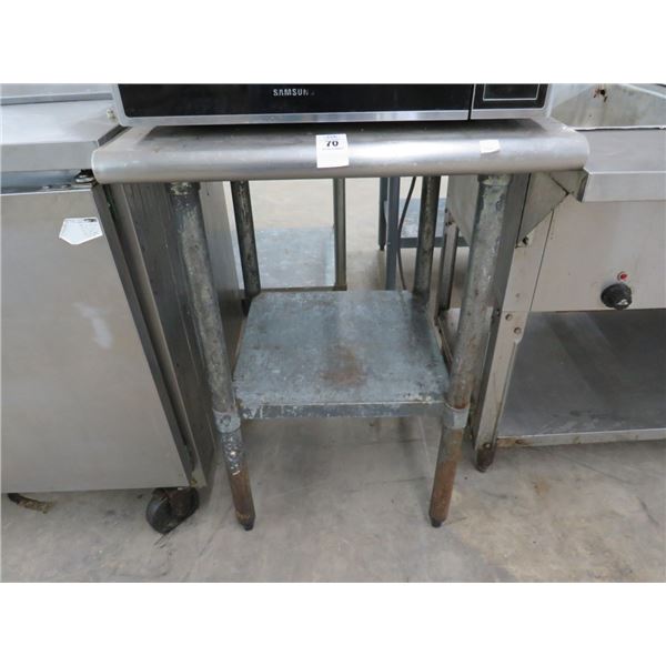 S/S 20 x 20 Worktable w/Undershelf