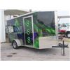 Image 1 : 2023 14' S/A Enclosed Catering Trailer w/2 Triple Bev Dispensers, Single