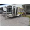 Image 2 : 2023 14' S/A Enclosed Catering Trailer w/2 Triple Bev Dispensers, Single