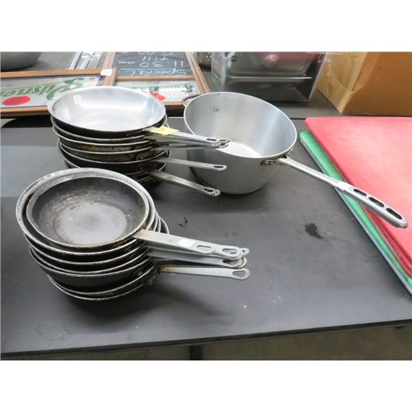 Medium/Small Fry Pans 14 Plus Sauce Pan