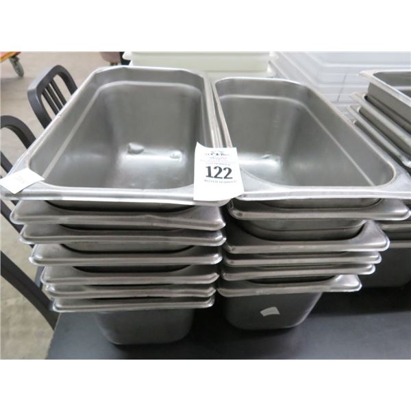 13-S/S Third x 6" Insert Pans - 13 X $