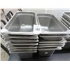 Image 1 : 13-S/S Third x 6" Insert Pans - 13 X $