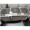 Image 2 : 27-S/S Sixth x 6" Insert Pans - 27 X $