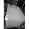 Image 2 : 12-Cambro Full x 4" Insert Pans - 12 X $