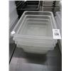 Image 1 : 4-Cambro Half x 6" Insert Pans - 4 X $