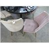 Image 1 : Velvet Dining Chairs - 4