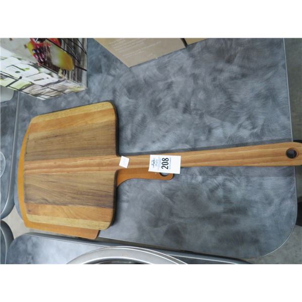 Large Wooden Slide Spatulas - 2