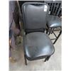 Image 1 : Black Padded Stack Chairs - 4