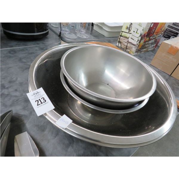 S/S Asst. Size Mixing Bowls - 6