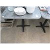 Image 1 : 16-Grey Mica 4 Top Pedestal Dining Tables - 16 X $