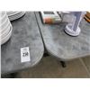 Image 2 : 16-Grey Mica 4 Top Pedestal Dining Tables - 16 X $