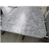 Image 3 : 16-Grey Mica 4 Top Pedestal Dining Tables - 16 X $