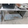 Image 1 : S/S 5' Work Table w/Lip and Undershelf