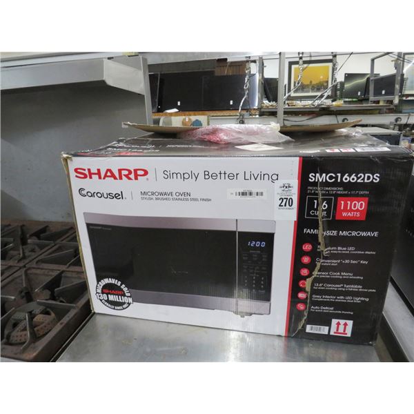 Sharp S/S Carousel Microwave Oven